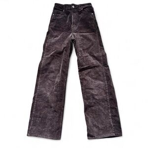 H&M Divided Brown extra high-rise Corduroy Wide-Leg Pants - Size 2